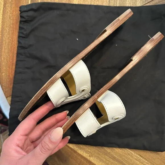 Celine Triomphe sandal white size 41 - Picture 4 of 8